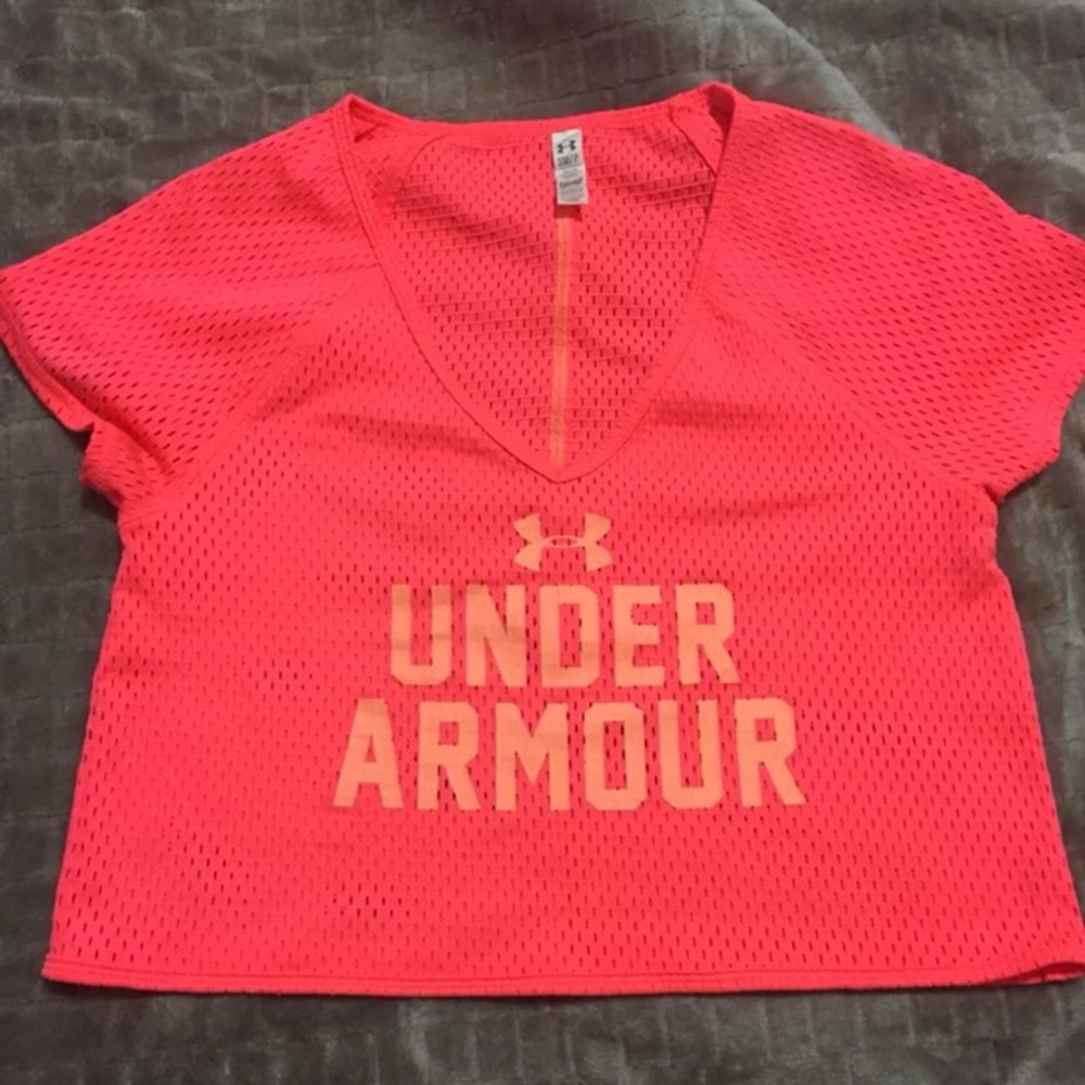Under Armour cropped mesh tank